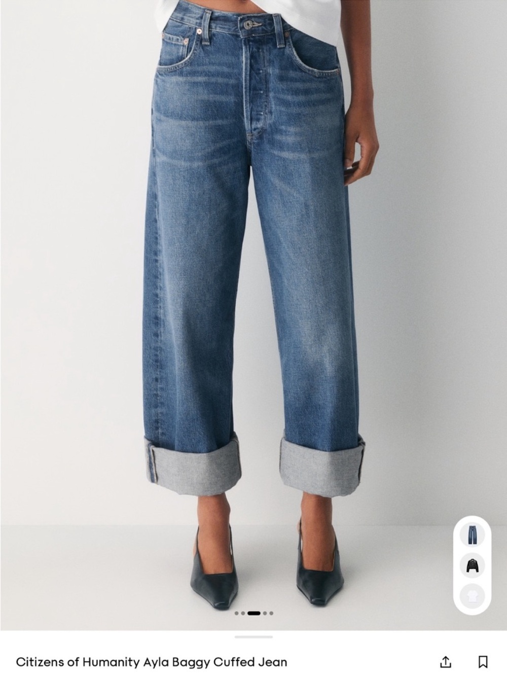 Citizens Of Humanity Ayla Baggy Cuffed Jeans
